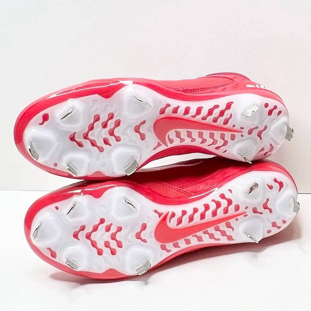 NEW Nike Women’s Hyperdiamond 4 Elite Softball Cleats Red Size 11.5 - Picture 13 of 14